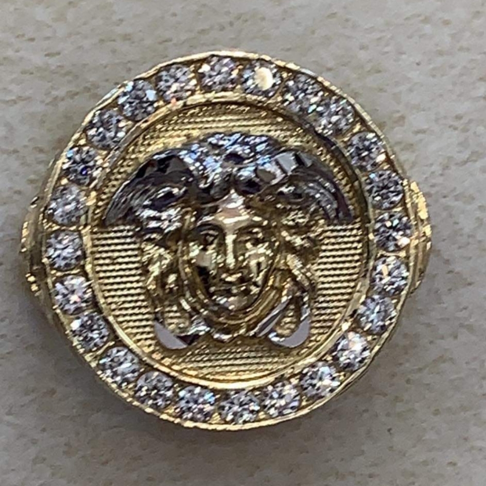 10k gold ring Versace ( size 8)